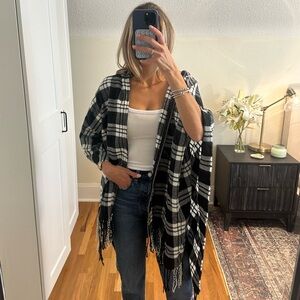 Michael Stars Zip Poncho